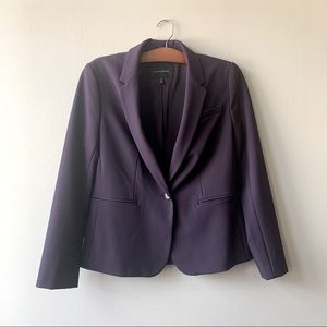 Plum Banana Republic suit blazer